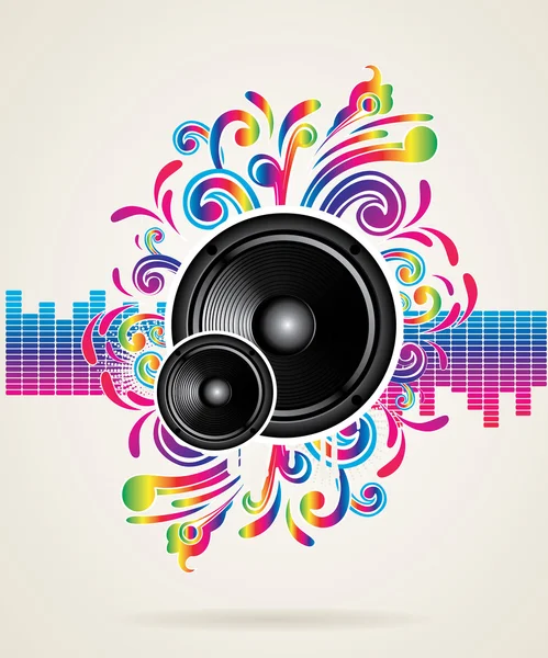 Concepto musical — Vector de stock