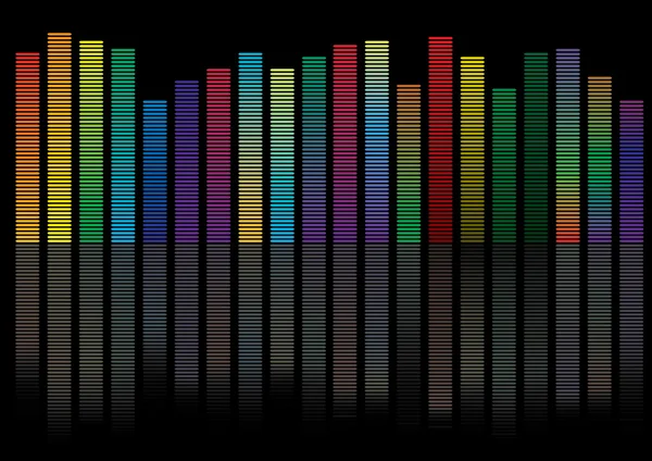 Abstracte achtergrond, vector regenboog — Stockvector