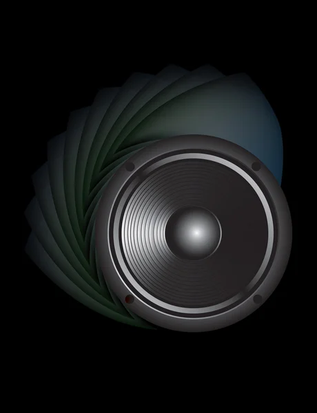 Sonido altavoz — Vector de stock