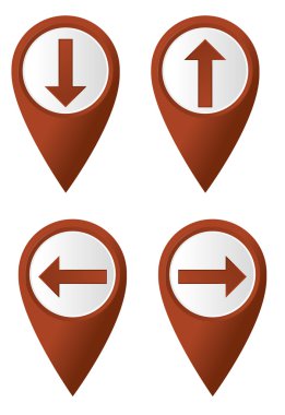 harita işaretçi kümesi