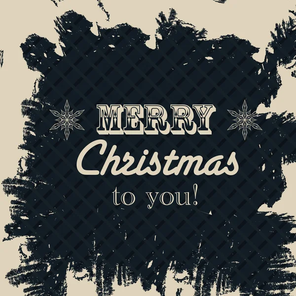 ビンテージ クリスマス カードのデザイン — ストックベクタ