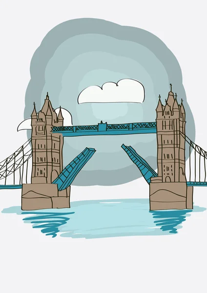 Torenbrug van Londen — Stockvector