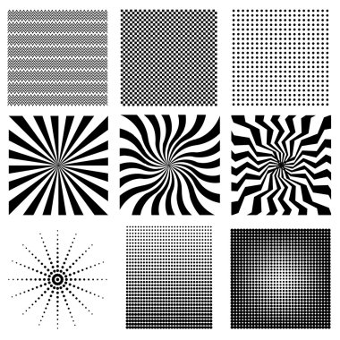 dokuz çok ihtiyaç duyulan vektör desen