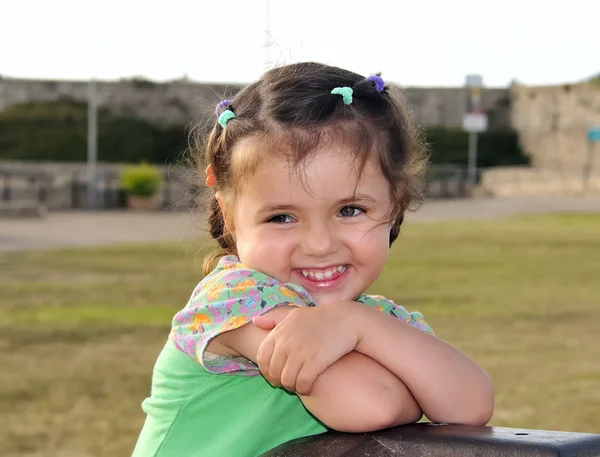 Portrait of little girl — Stock Photo, Image