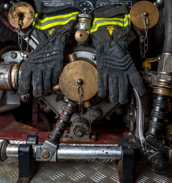Firefighter's Gloves — Stock Photo, Image