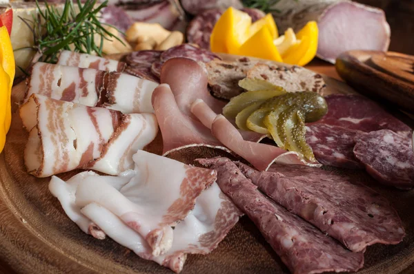 Salumi italiani Immagine Stock