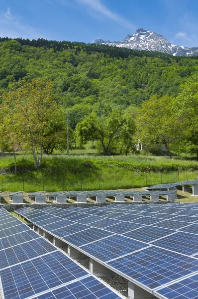 Solceller system — Stockfoto