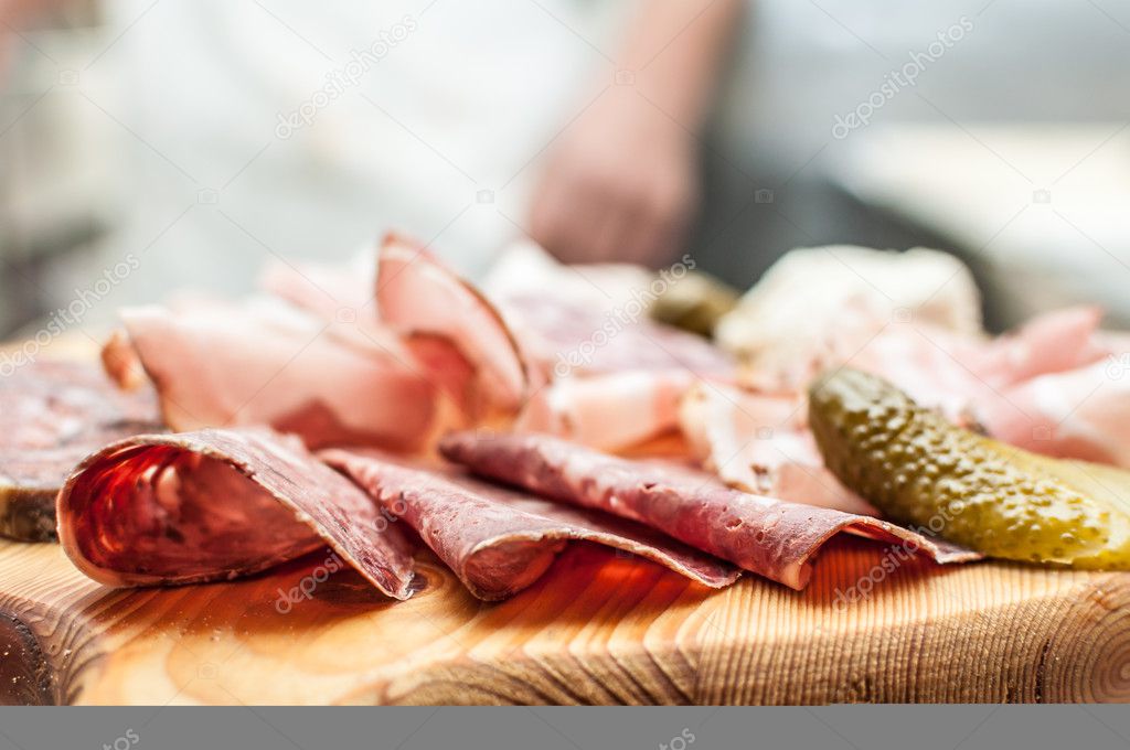 Traditional italian cold cuts appetizers