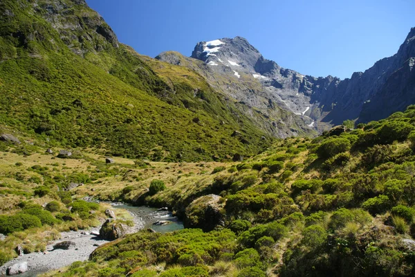 Circuito Gillespie Pass en el Parque Nacional Mount Aspiring - Nueva Zelanda — Foto de Stock