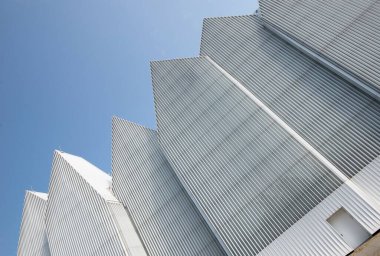 Şehirdeki müzik ve opera binasının mimarisi - Szczecin, Polonya