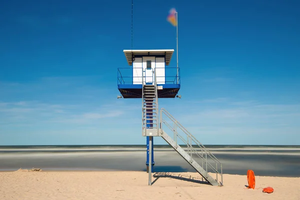 Sea rescue watchtower at the Baltic Sea on Usedom, Germany.