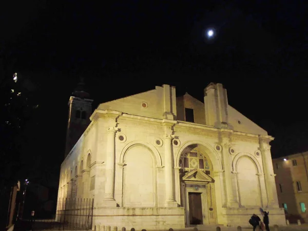 Italy Rimini Church San Francesco Tempio Malatestiano Catholic Church — Fotografia de Stock