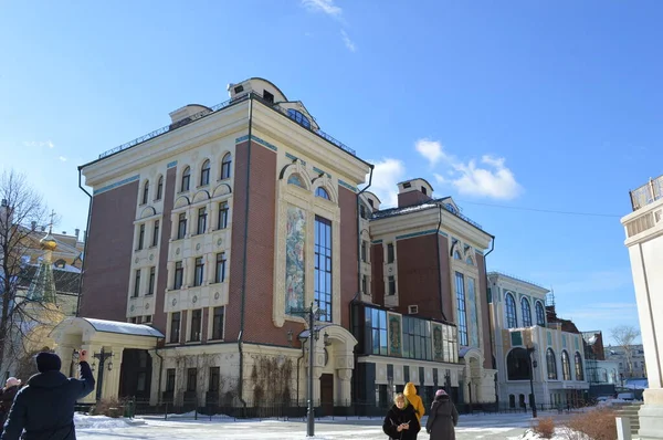 ロシア モスクワ スレテンスキー修道院 神学校 — ストック写真
