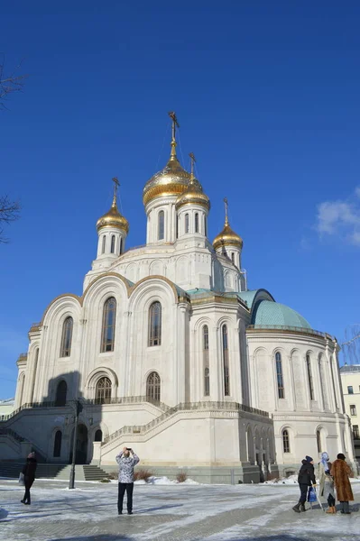 Rusia Moscú Monasterio Sretensky Iglesia Los Nuevos Mártires —  Fotos de Stock