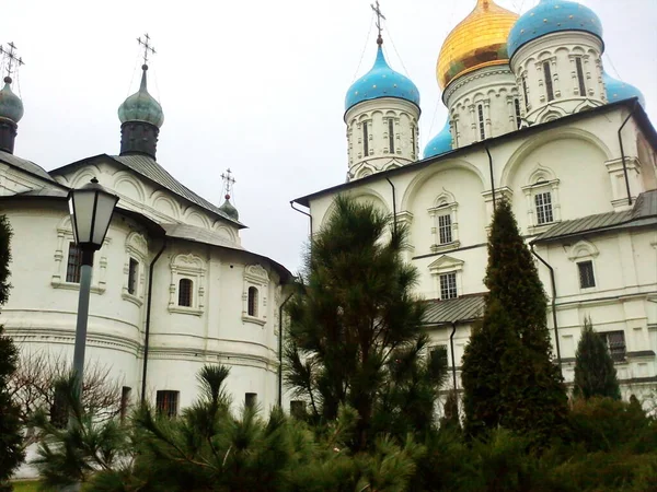 Russia Mosca Monastero Novospassky Templi Cattedrali — Foto Stock