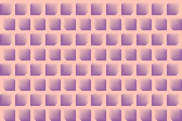 Quadratische Form Nahtlose Muster Geometrischen Hintergrund Vektorillustration — Stockvektor