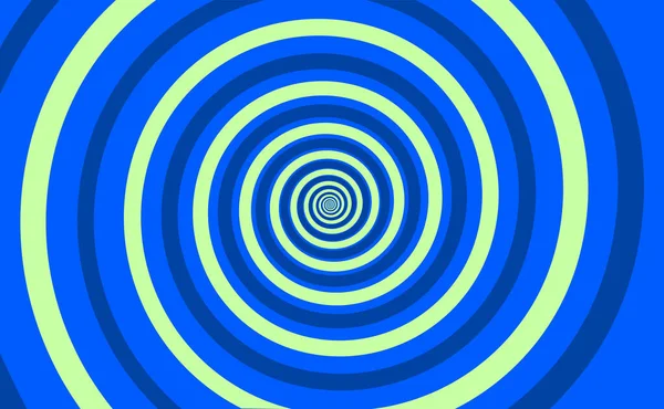 Färgglada Spiral Bakgrund Hypnotisk Dynamisk Virvel Vektorillustration — Stock vektor