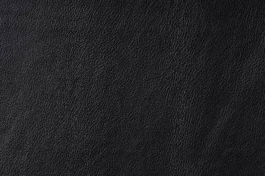Siyah deri arka plan dokusu. Tam çerçeve
