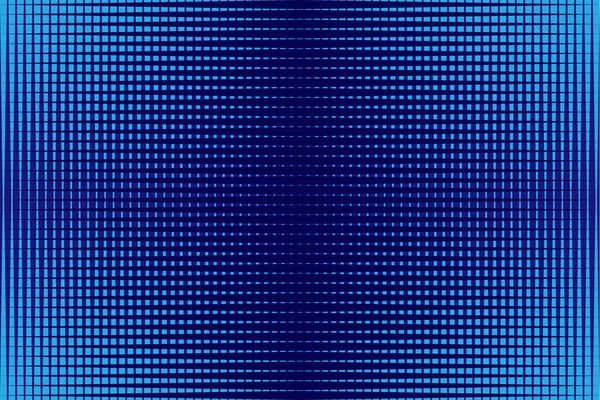 Bleu Fond Abstrait Points Carrés Vagues Style Illustration Vectorielle — Image vectorielle
