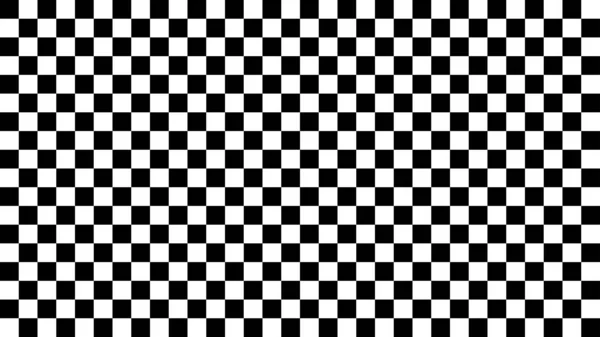 Black White Checkered Background Seamless Pattern Vector Illustration — 스톡 벡터