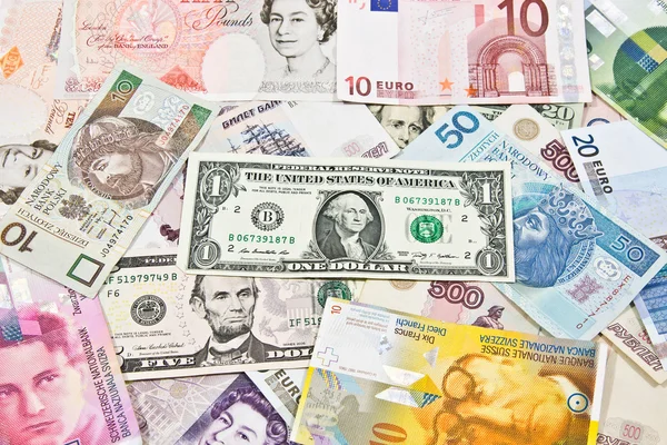 International currencies — Stock Photo, Image