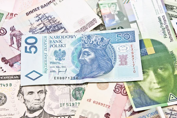 Międzynarodowej waluty — Zdjęcie stockowe