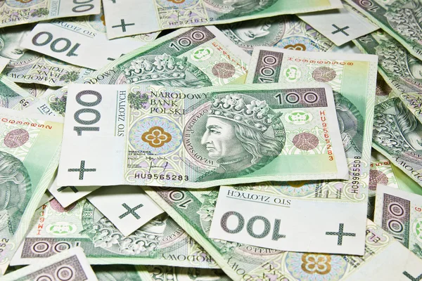 100 pln banknotların arka plan yaptı