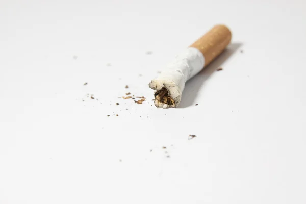 Cigarettes on a white background — Stock Photo, Image