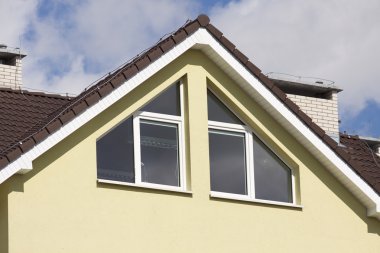 blok daireler penceresinde