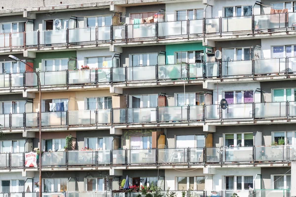 Block of flats. ten floor - skyscraper — Stock Photo, Image