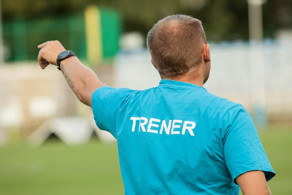 Coach while working on the field — Stock Photo, Image