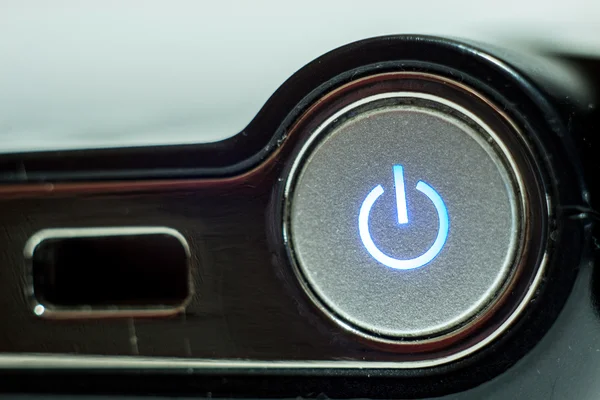 Power button on a CPU — Stock Photo, Image