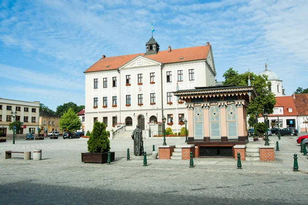 Město grodzisk wielkopolski v Polsku — Stock fotografie