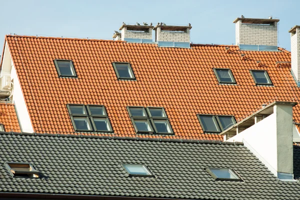 Roof of an apartment block — Stock Photo, Image