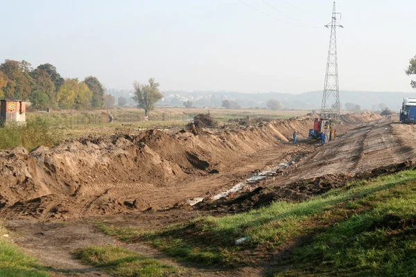 Casa privata cantiere — Foto Stock