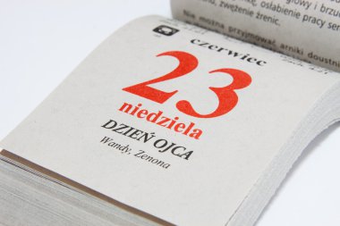 Takvim - Babalar günü