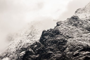 Polonya Tatra mountain kayalar
