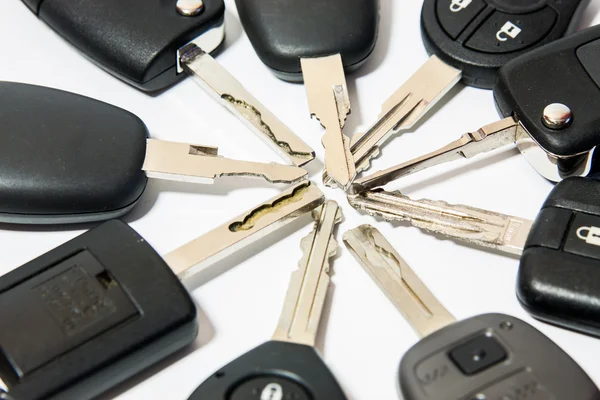 Chave do carro com controle remoto . — Fotografia de Stock