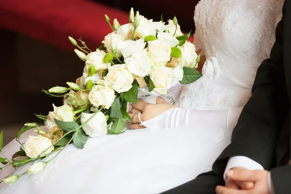 Bröllop massa olika blommor — Stockfoto