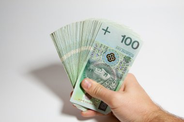Lehçe banknot elinde tuttu