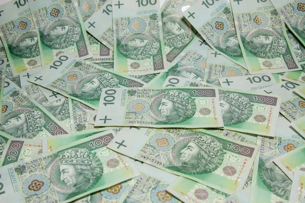 Pools valuta - pln - Poolse zloty — Stockfoto