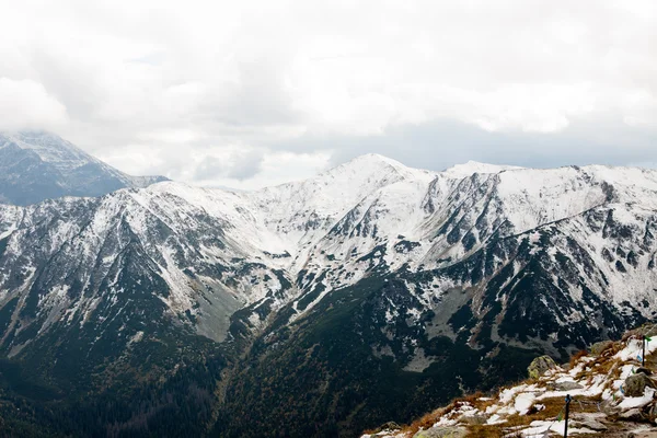 Panorama de montanhas de Tatra polonesas — Fotografia de Stock