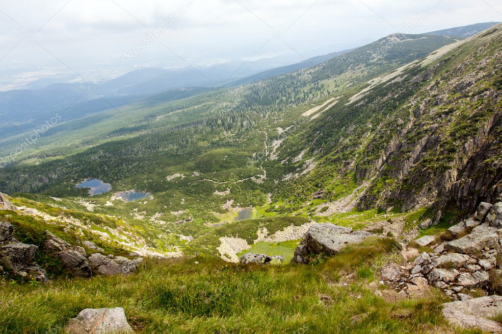 Mountains Karkonosze in Poland