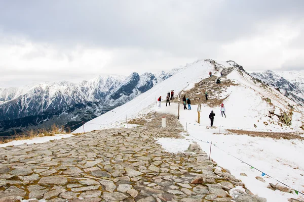 Panorama de las montañas polacas de Tatra — Foto de Stock