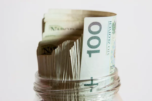 Dinheiro polaco — Fotografia de Stock