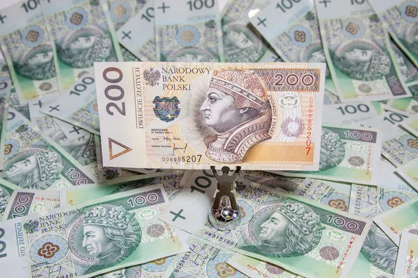 Польська гроші — стокове фото