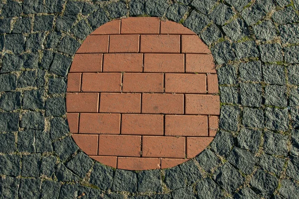 Stone as a sidewalk — Stock Photo, Image