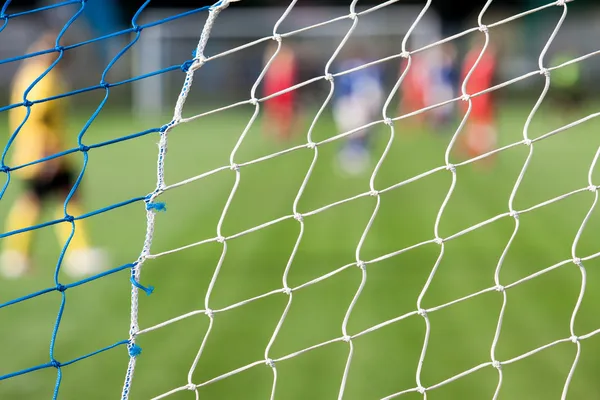 サッカー ゴールのネット — ストック写真