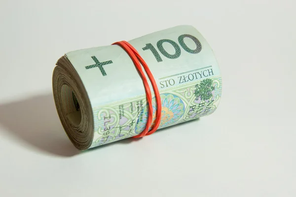 The concept of Polish money — Stock Photo, Image