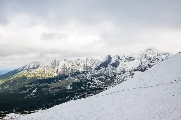 Tatra Dağları kış aylarında Lehçe — Stok fotoğraf